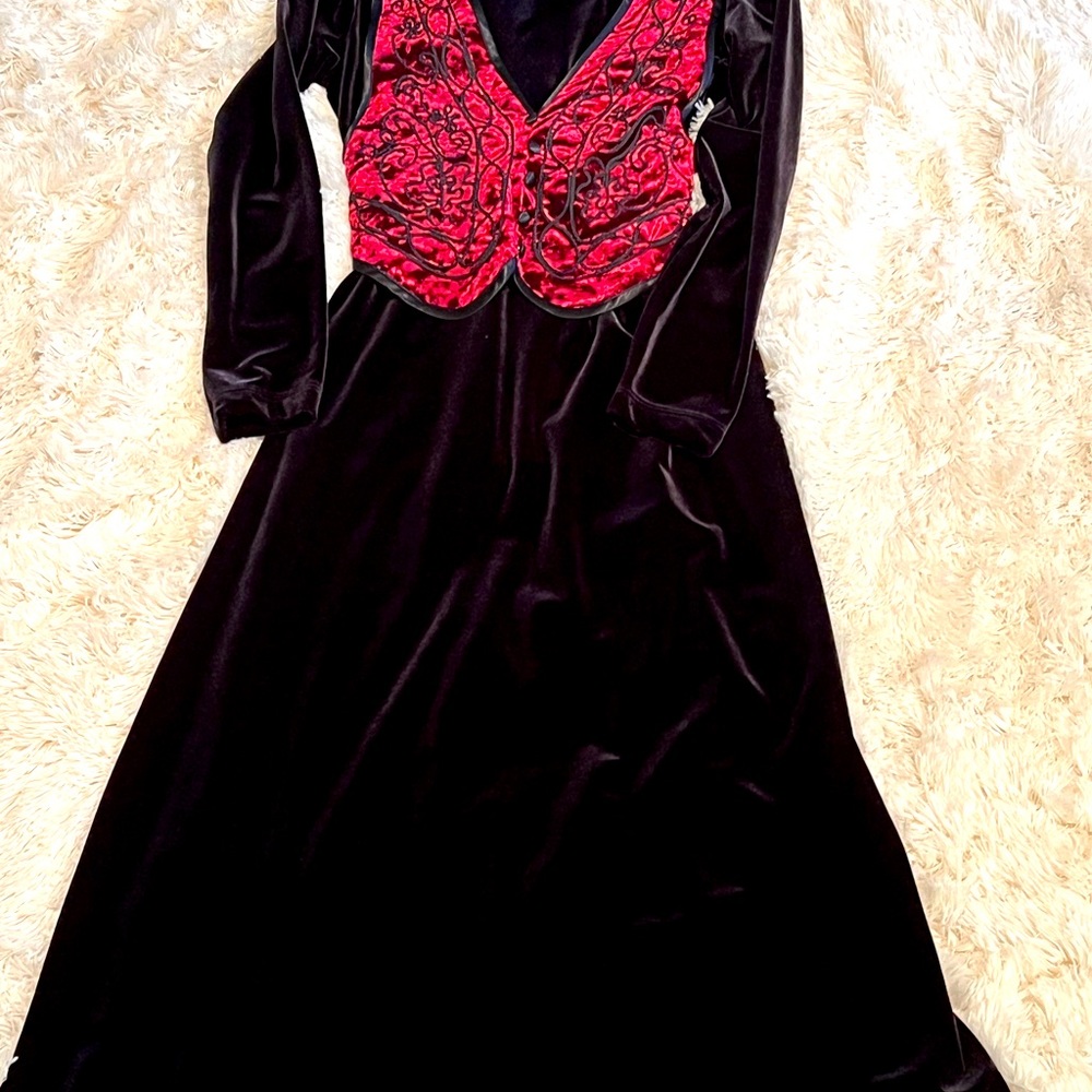 Holiday Perfect Velvet Dress in Small